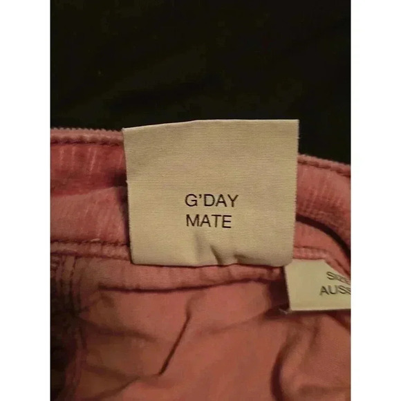 Rolla's Pants Ladies Pink Cordory East Coast Flare Size 28 IYKYK - Picture 13 of 16